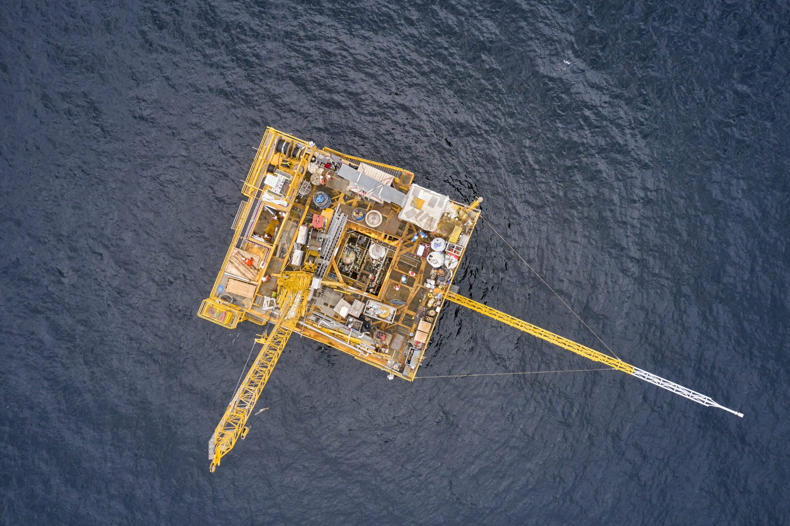 Platform seen from above in Congo 