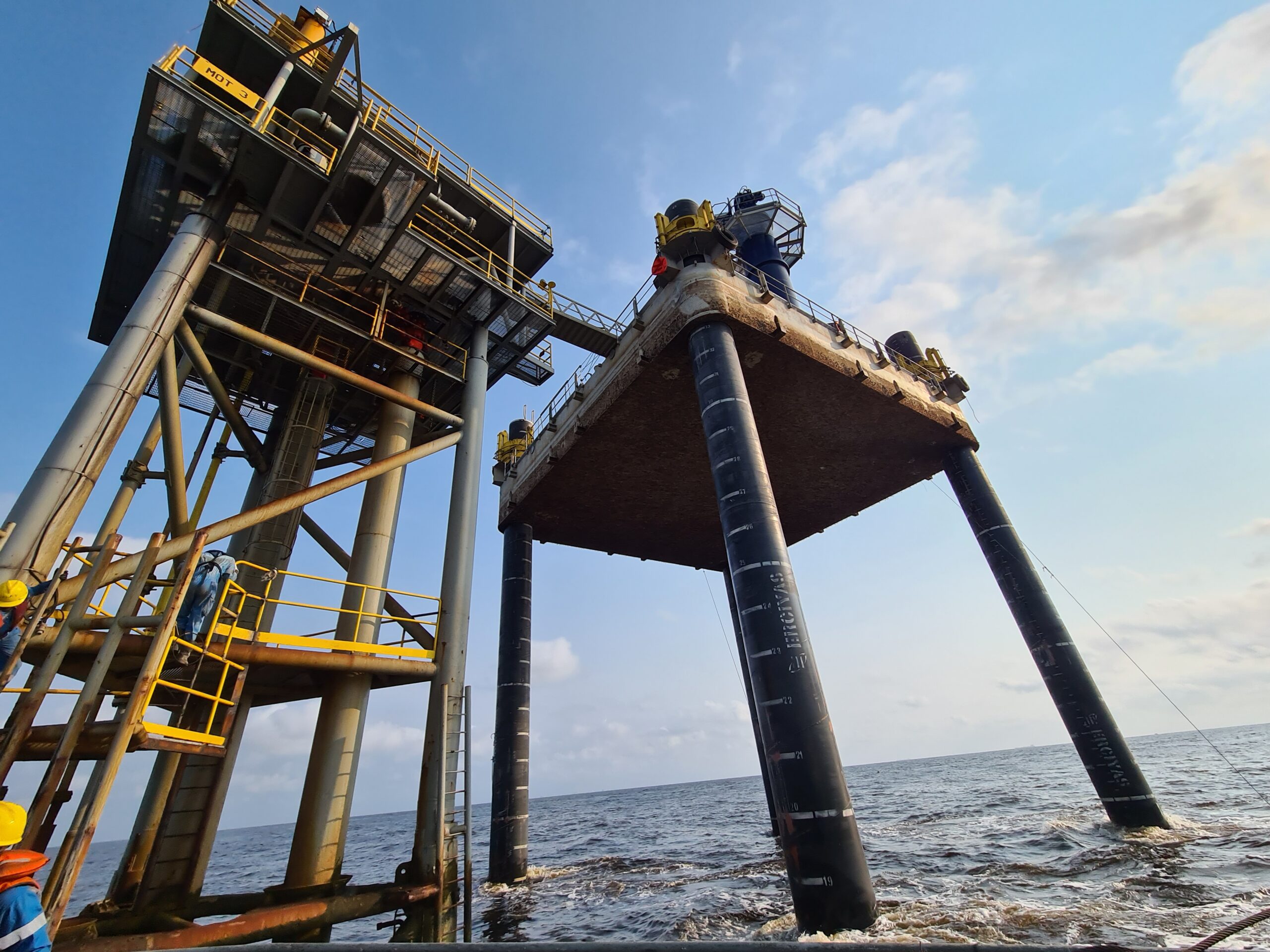 Station seen from below
