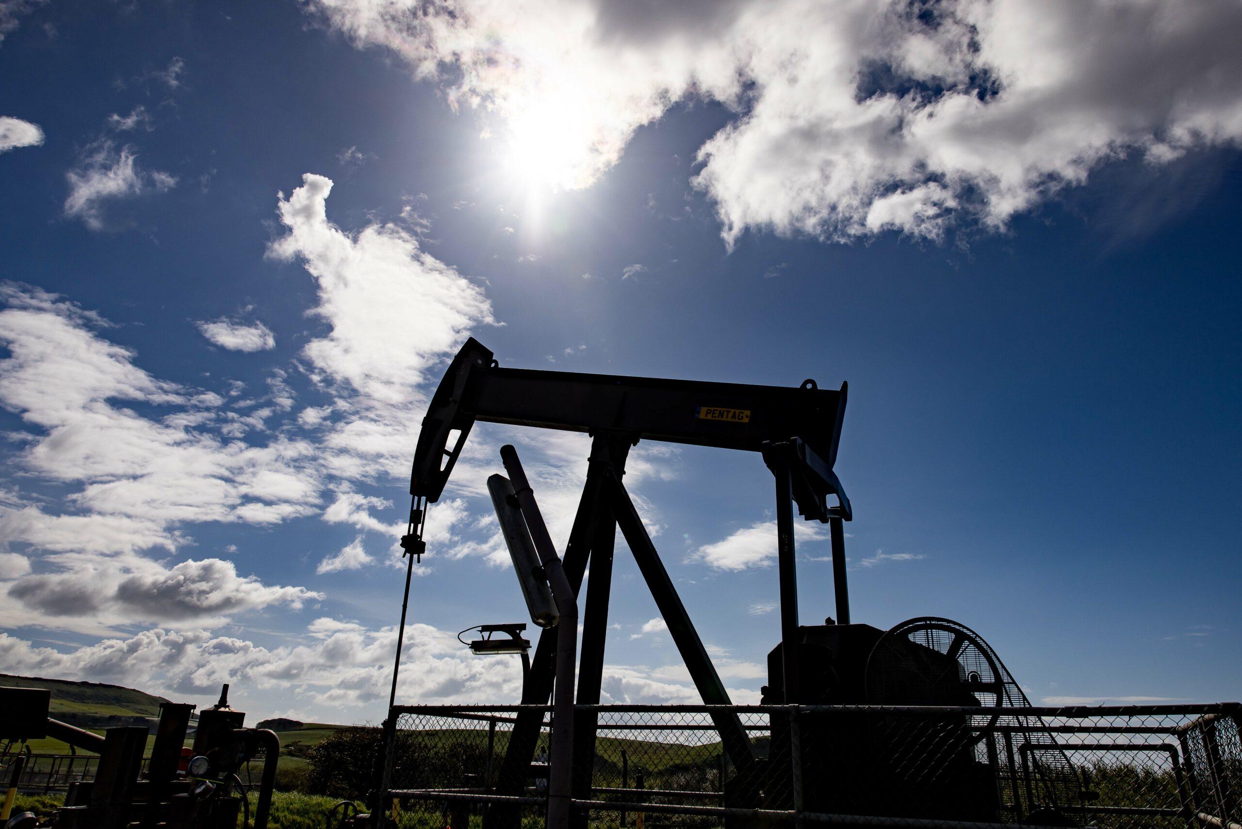 Station onshore in Kimmeridge in United Kingdom